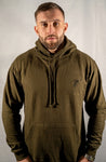 combat Green Logo Hoodie