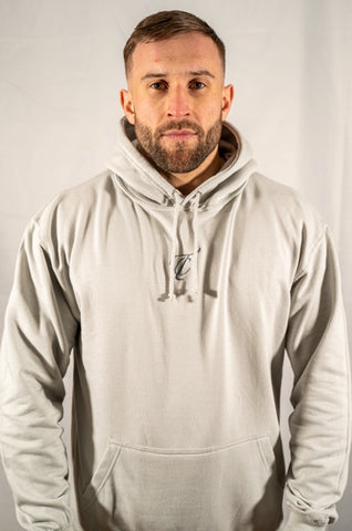 Dust Grey Logo Hoodie