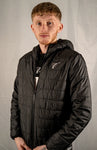 Space Puffer Coat - Black