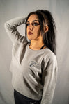 Grey Cropped Crewneck