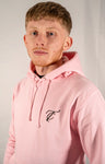 Baby Pink Logo Hoodie