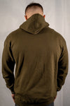 combat Green Logo Hoodie