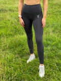 Charcoal Grey Aura Logo Leggings